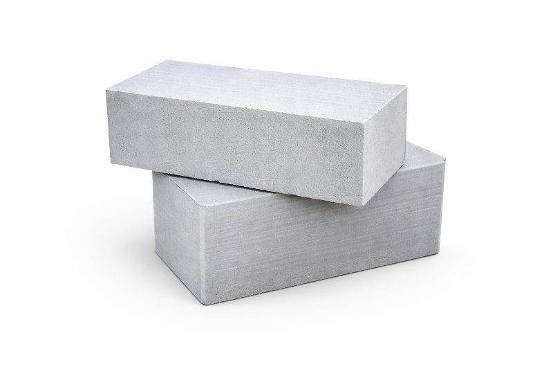 MHE AAC building blocks for lightweight, fire-safe wall construction