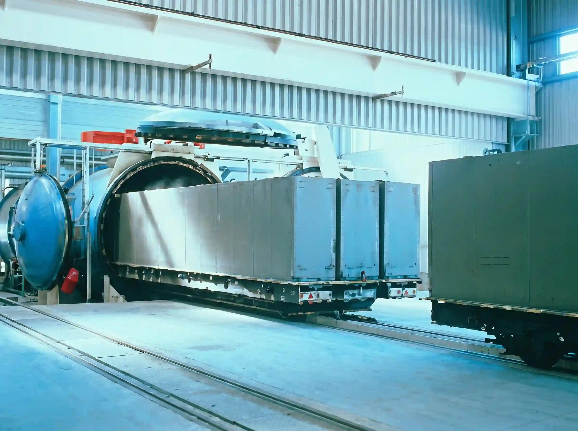 Detailed discharging of AAC autoclave
