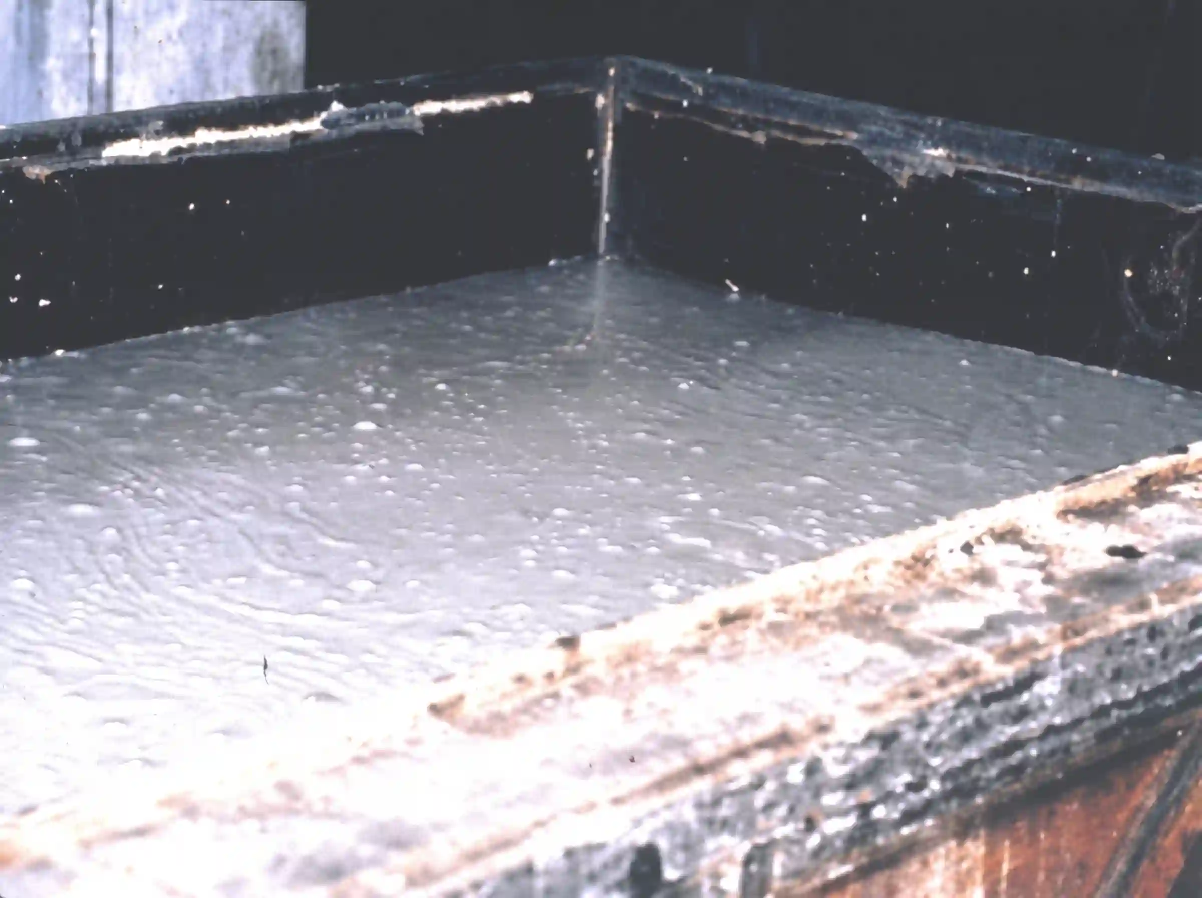 AAC mixture rising process view